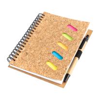 Блокнот "Гарольд" со стикерами и шариковой ручкой