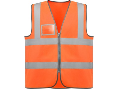 Жилет светоотражающий Polux, неоновый оранжевый