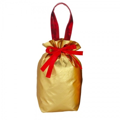 МЕШОЧЕК ЗОЛОТОЙ метал. большой до  г (8)