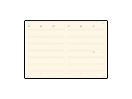 Еженедельник недатированный А4 Profy