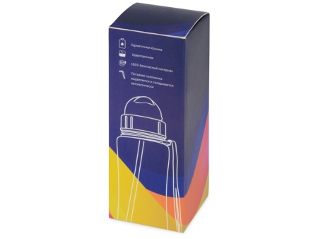 Бутылка для воды со складной соломинкой Kidz