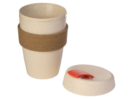 Стакан из пшеничного волокна с двойными стенками Pino