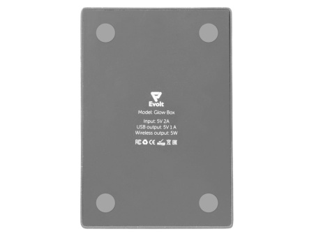 Настольное беспроводное зарядное устройство Glow Box