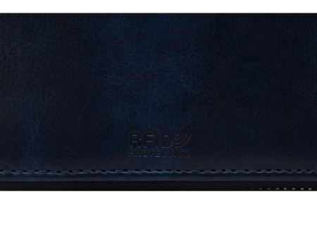 Бизнес-блокнот на молнии А5 Fabrizio с RFID защитой и ручкой