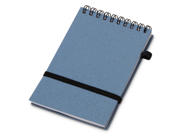 Блокнот Toledo S с шариковой ручкой из пшеницы и пластика