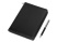 Бизнес-блокнот на молнии А5 Fabrizio с RFID защитой и ручкой