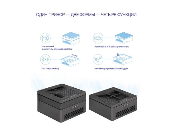Многофункциональный очиститель, обеззараживатель 4 в 1