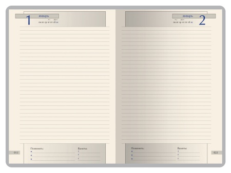 Ежедневник полудатированный А5 Windsor