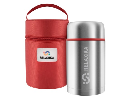 Термос для еды 301 в чехле