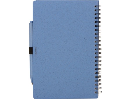 Блокнот А5 Toledo M с обложкой из пшеницы и пластика и шариковой ручкой